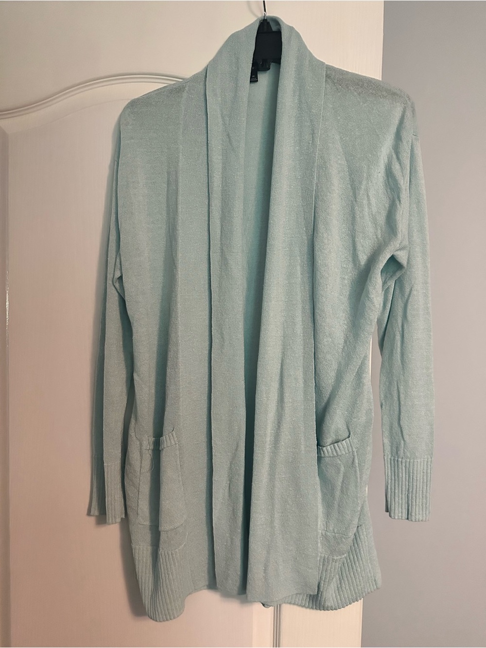 Talbots Mint Open-Front Women's Cardigan
